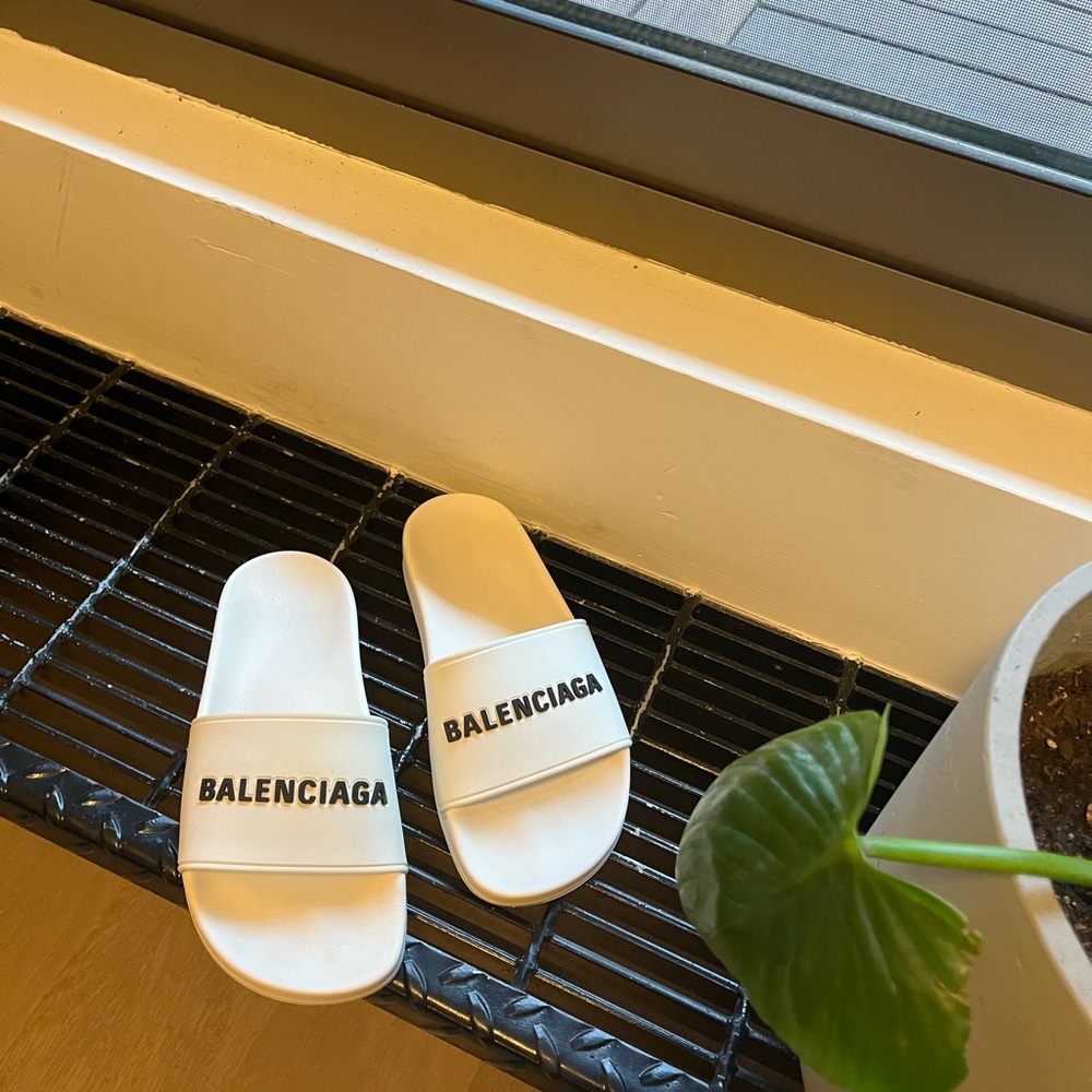 Balenciaga Pool Slides.